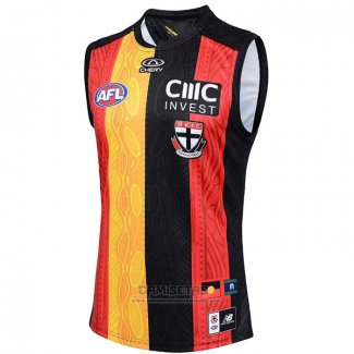 Camiseta St Kilda Saints AFL 2024 Indigena