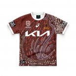 Camiseta Ninos Brisbane Broncos Rugby 2024 Indigena