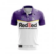 Camiseta Polo Melbourne Storm Rugby 2024 Segunda